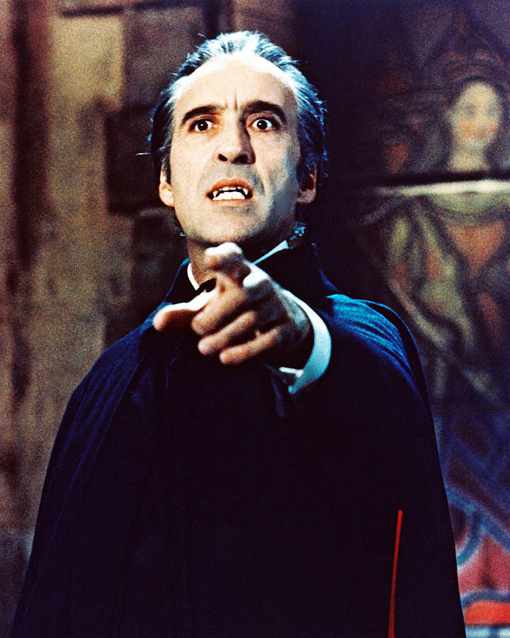 Christopher Lee In Taste The Blood Of Dracula Photograph By Silver 