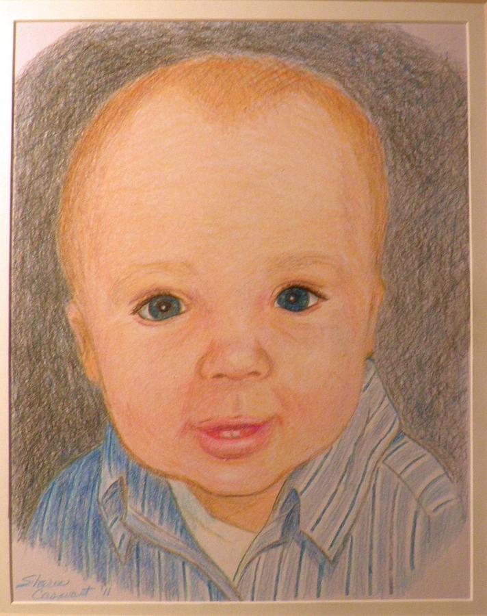 Christopher Painting by Sharon Casavant
