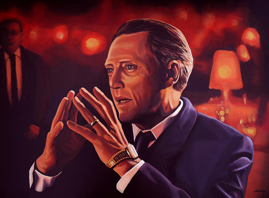 Pulp Fiction Painting - Christopher Walken Painting by Paul Meijering