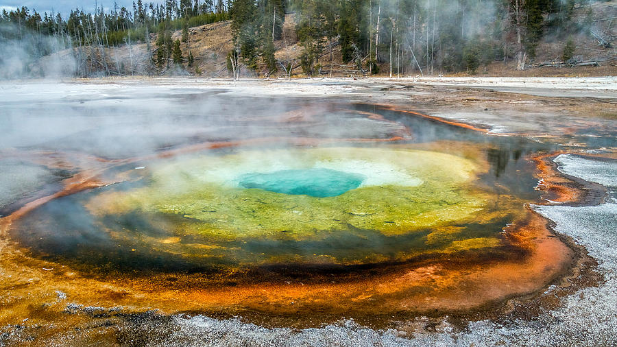 Chromatic pool Yellowstone Photograph by Pierre Leclerc Photography