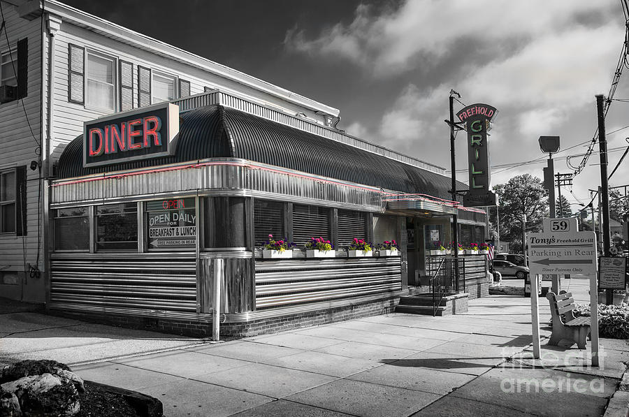 Chrome Diner Photograph by Arttography LLC