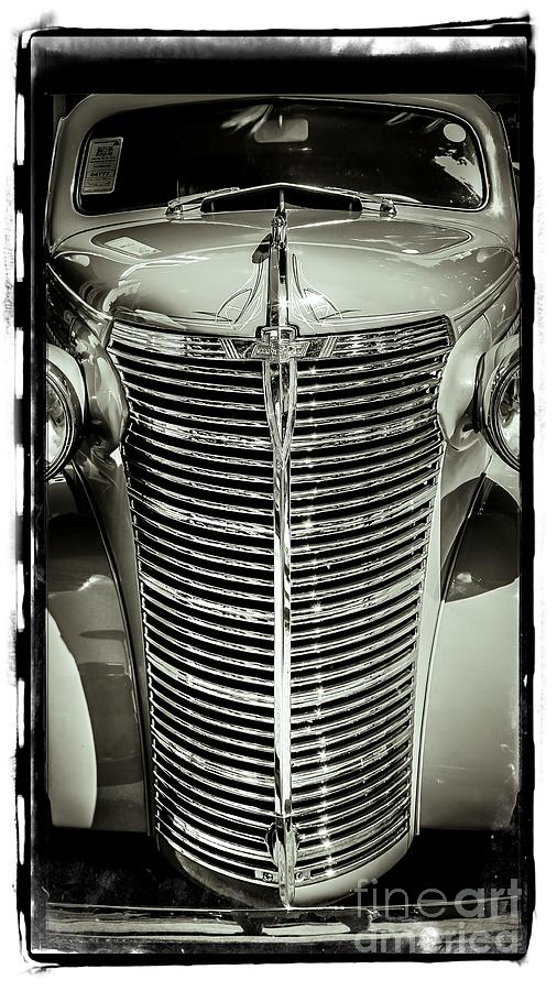 Chrome Grill Photograph by Perry Webster