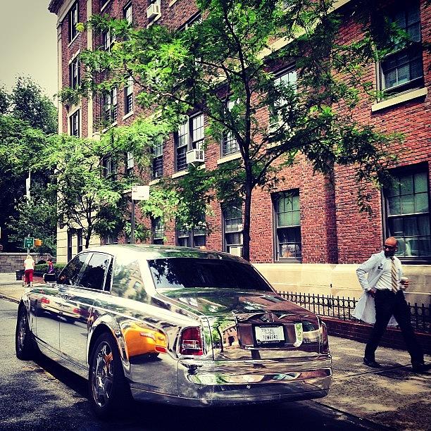 Chrome Rolls-royce #richpeople Photograph by Brandon Leite