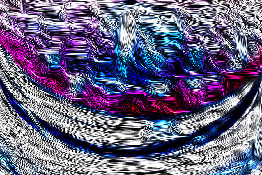 Abstract Photograph - Chrome Waves by Bill Kesler