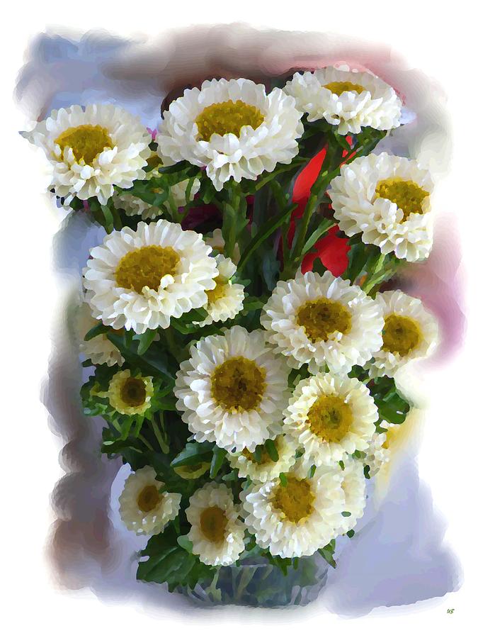 Flower Digital Art - Chrysanthemum Painting by Will Borden