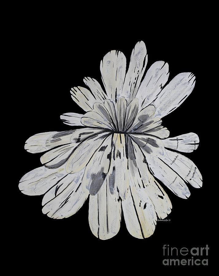 Chrysanthemum Stone 1 Painting by Barbara A Griffin