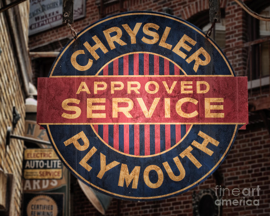 Chrysler Approved Service Photograph by Jarrod Erbe