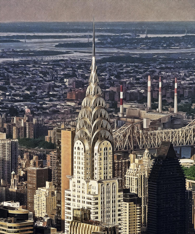 Chrysler Building At Dusk Photograph by Wes and Dotty Weber