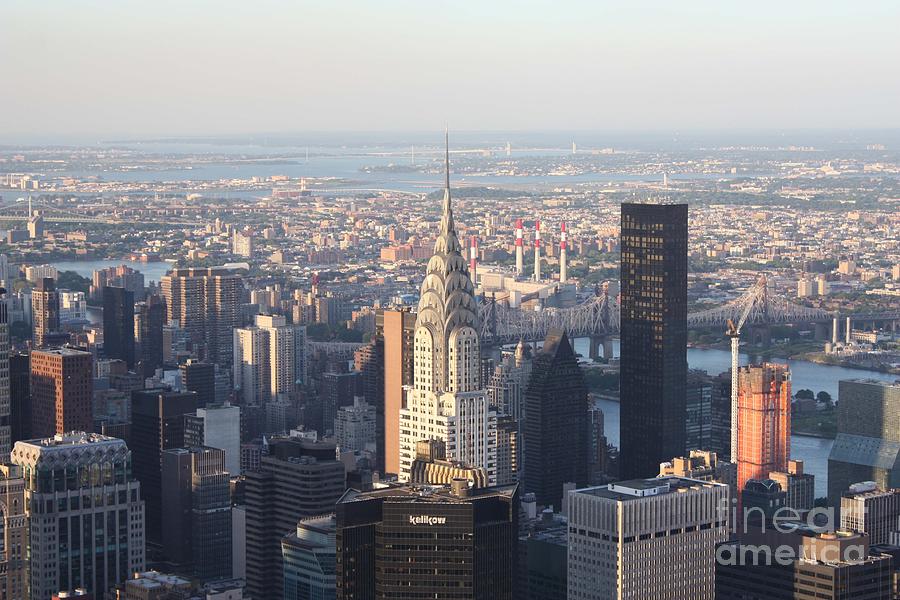 Chrysler Building from the Empire State Building Photograph by John Telfer