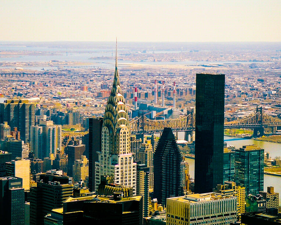 Chrysler Building Photograph - Chrysler Building in Color by Alex Snay