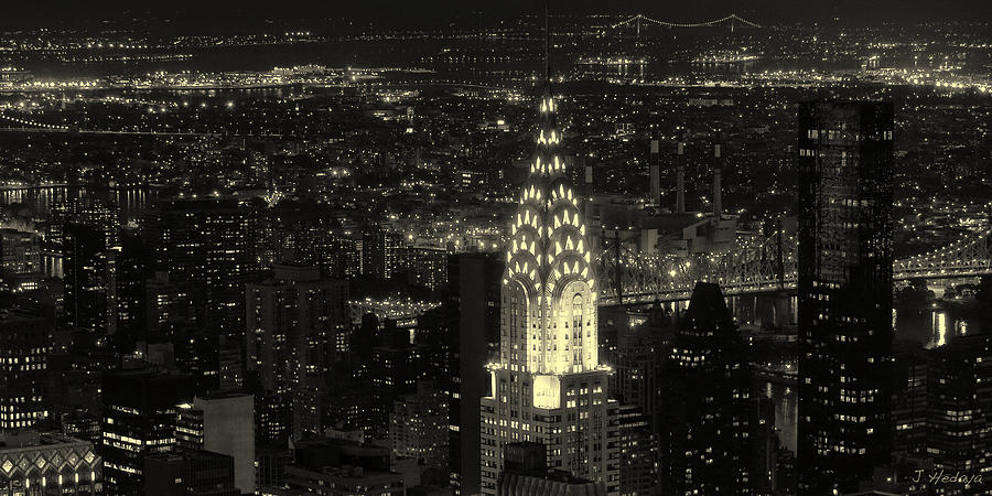 Chrysler Building Nyc Panoramic Photograph by Joseph Hedaya