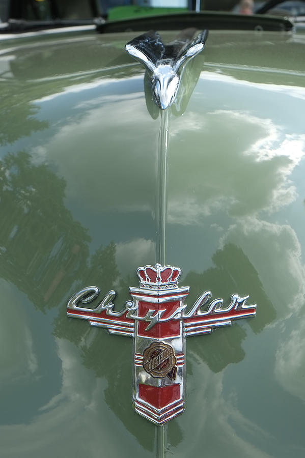 Chrysler Hood emblem Photograph by Adrian Beese | Fine Art America