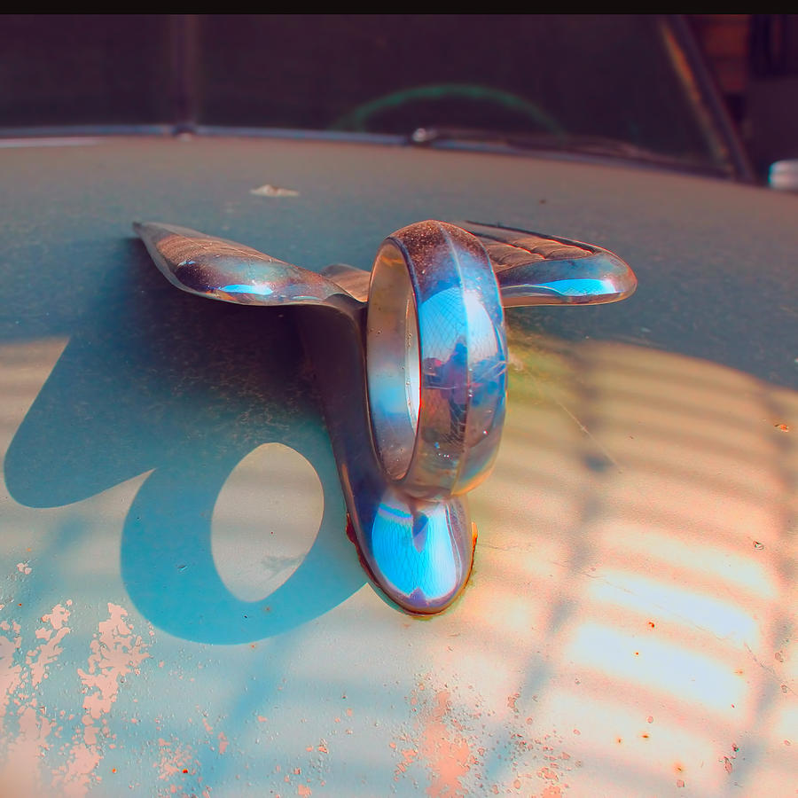 Chrysler Hood Ornament Photograph by Cathy Anderson