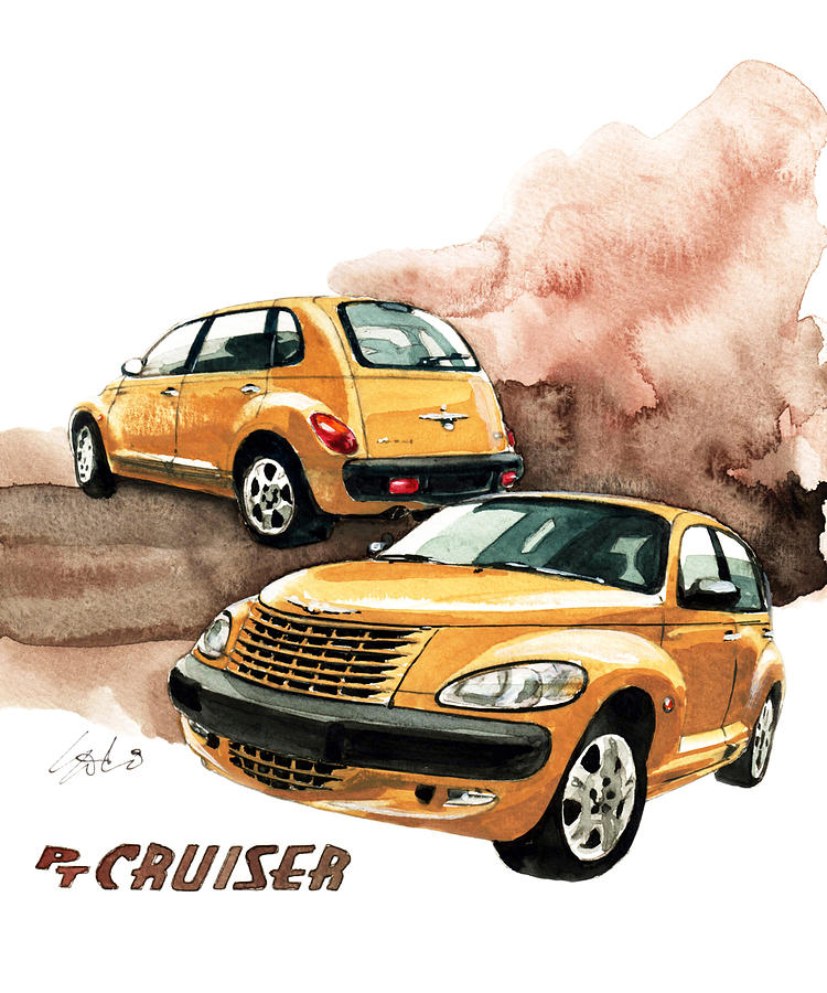 Chrysler Pt Cruiser Painting - Chrysler PT Cruiser by Yoshiharu Miyakawa
