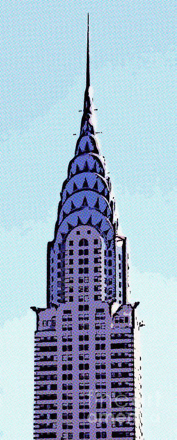 Chrysler spire NYC USA Digital Art by Liz Leyden