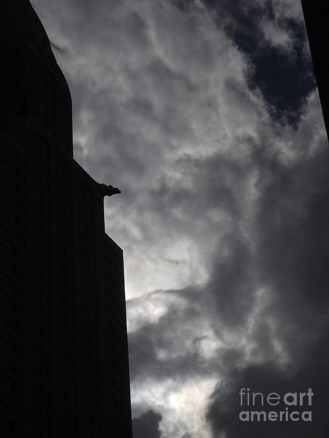 Chrysler with Darkening Sky Photograph by Miriam Danar