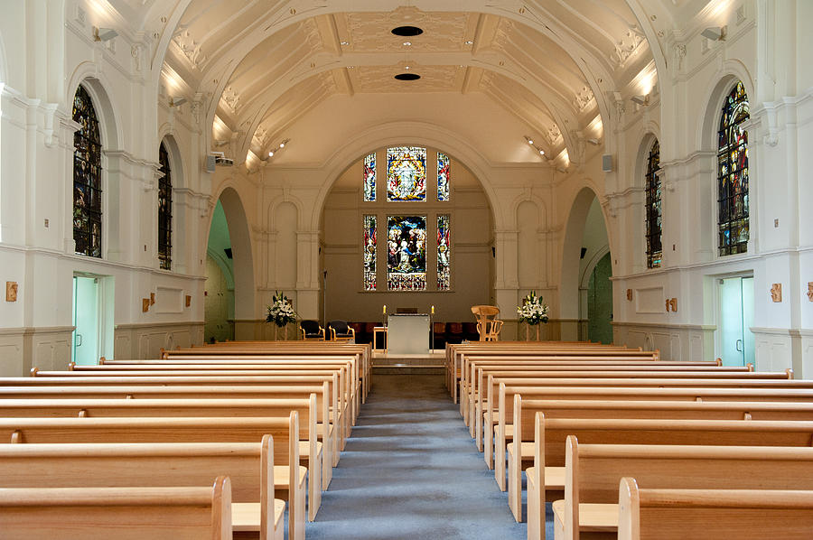 Chuch interior Photograph by Nerida McMurray Photography