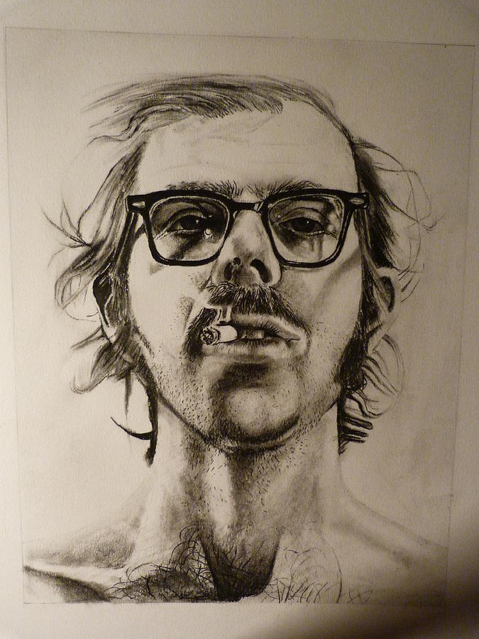 Chuck Close Drawing by Jimmy Inman | Fine Art America