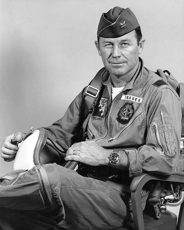 Chuck Yeager Test Pilot Photograph by Daniel Hagerman