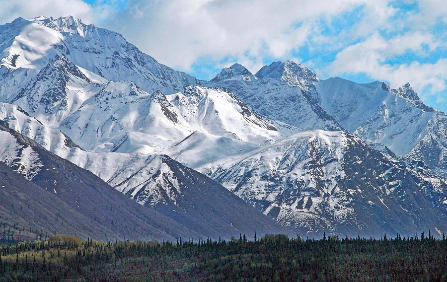 Chugach Mountain Range Alaska Photograph by Dyle   Warren