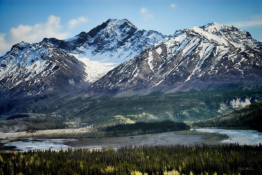 Landscape Photograph - Alaskas Chugach Mountains by Dyle   Warren