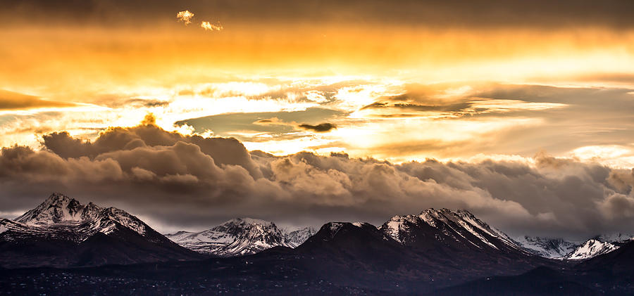 Chugach Sunrise Photograph by Sam Amato