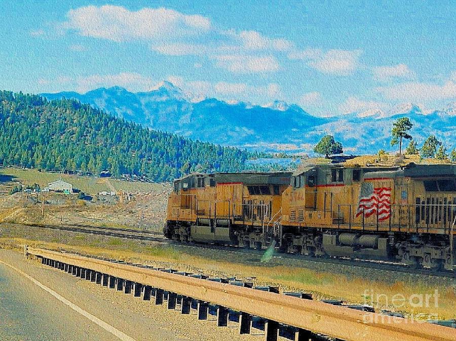 Union Pacific 5944 in Colorado Photograph by Janette Boyd