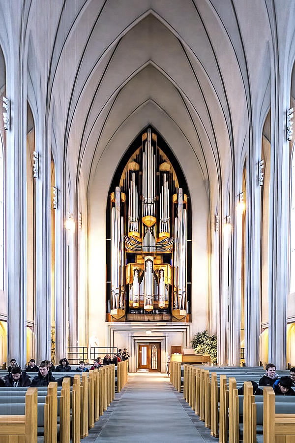 Church and Organ Photograph by Maria Coulson