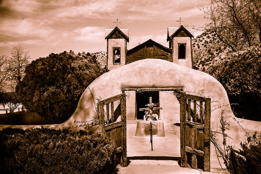 Church At Chimayo New Mexico Photograph by Steven Bateson