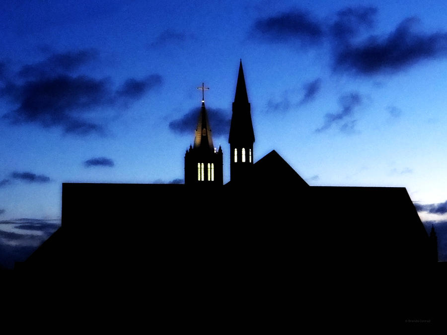 Church at Dawn Photograph by Dark Whimsy