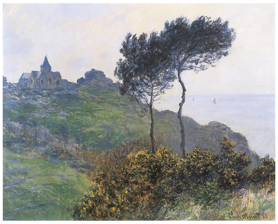 Claude Monet Painting - Church at Varengeville by Claude Monet