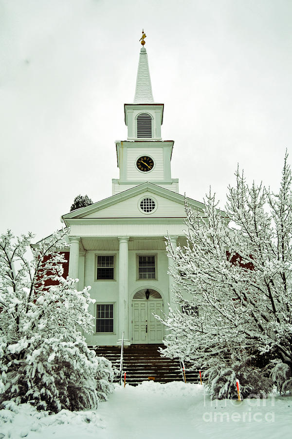 Church Before the Thaw Photograph by Kevin Fortier