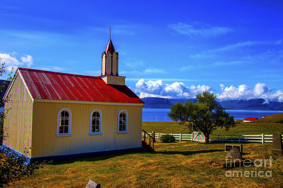 Church by Fijord Photograph by Rick Bragan