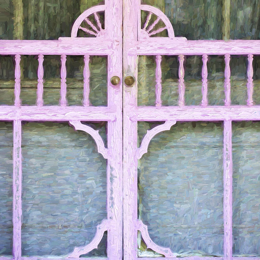 Cottage Photograph - Church Camp House Detail Painterly Series 9 by Carol Leigh
