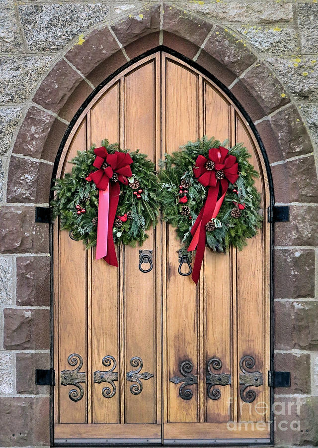 Church Door Photograph by Janice Drew