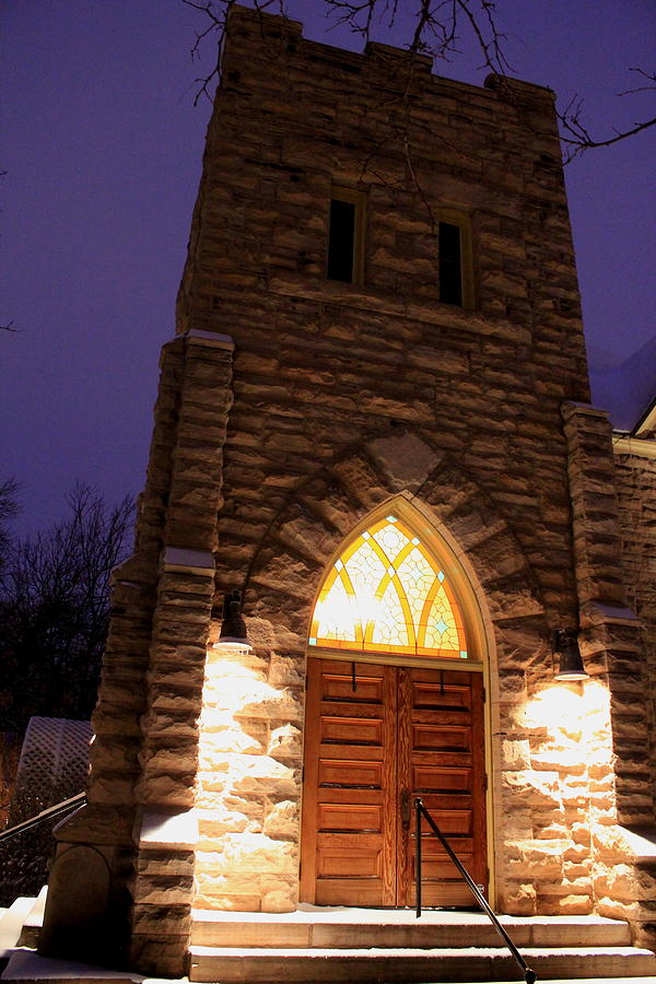 Church Door Photograph by Trent Mallett