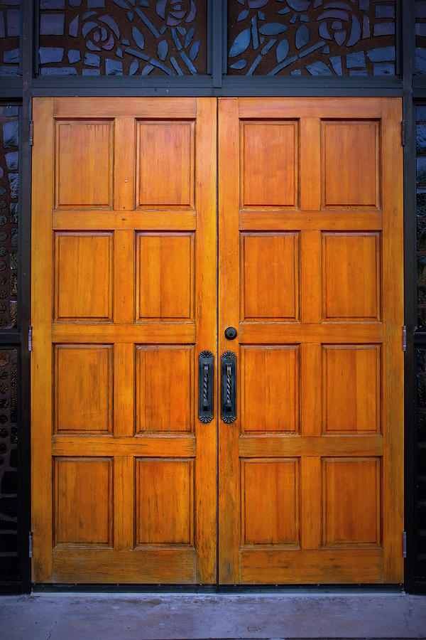 Church Doors Photograph by Beth Vincent
