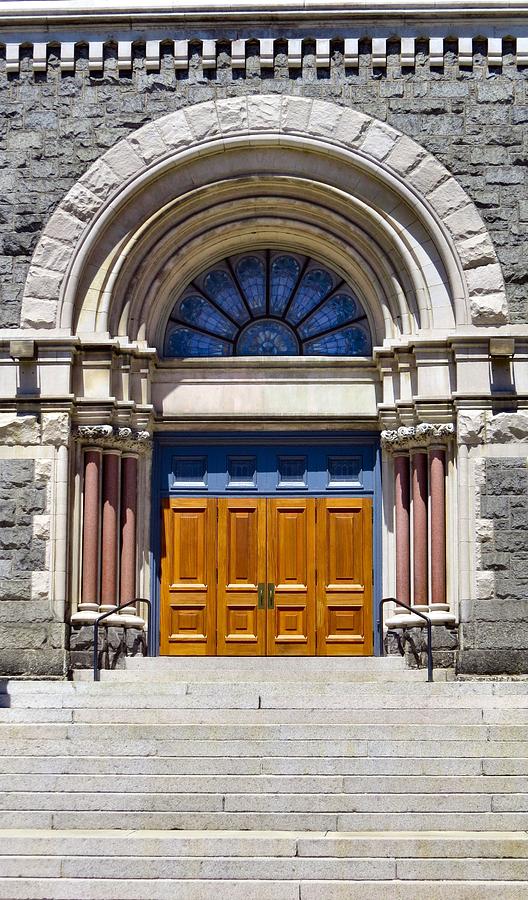 Church Doors Photograph by Art Dingo
