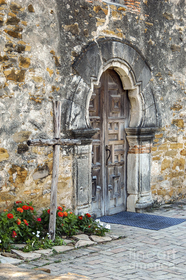 Church Entrance Photograph by Bob Phillips