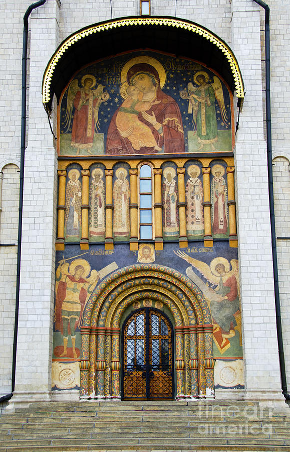 Church Fresco Digital Art by Pravine Chester
