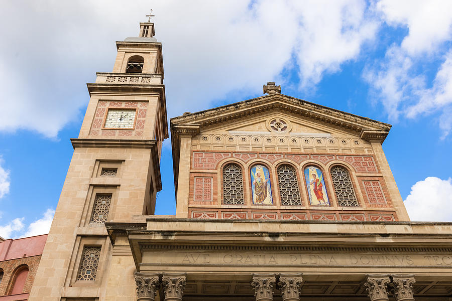 Church in Barcelona Spain Photograph by Marek Poplawski