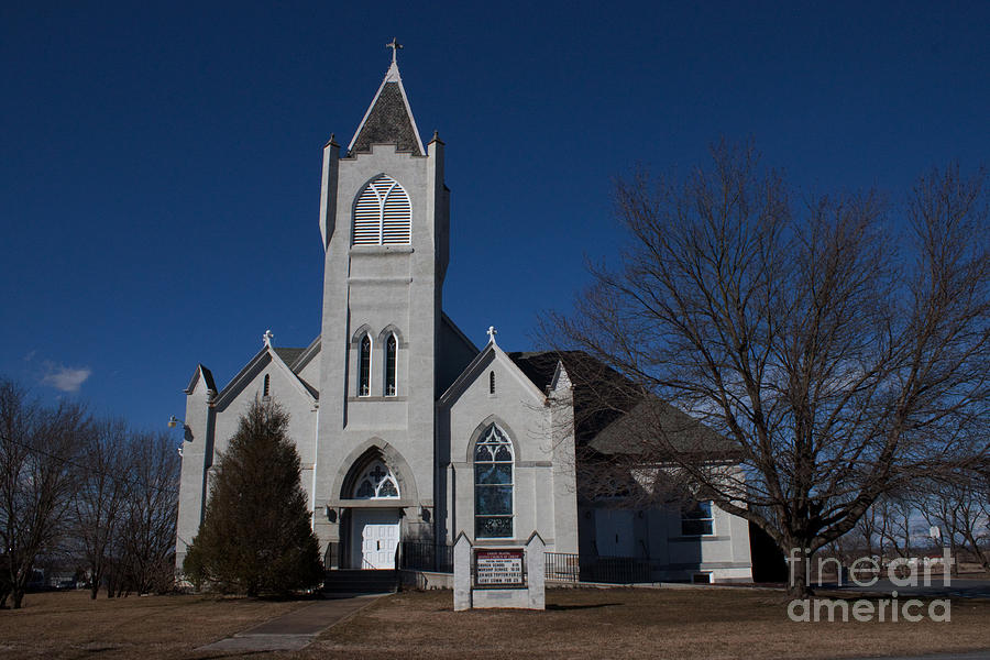 Church In Bowers Pennsylvania Photograph By Robert Sander - Pixels