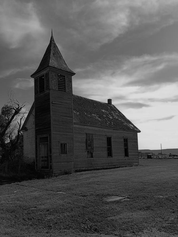 Church in Cottonwood South Dakota Photograph by Cathy Anderson