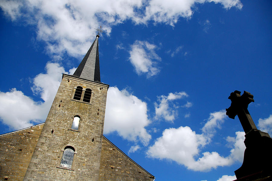 Church In Leignon Photograph