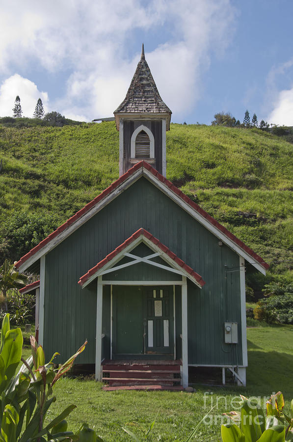 Church In Maui Photograph By Loriannah Hespe   Church In Maui Loriannah Hespe 