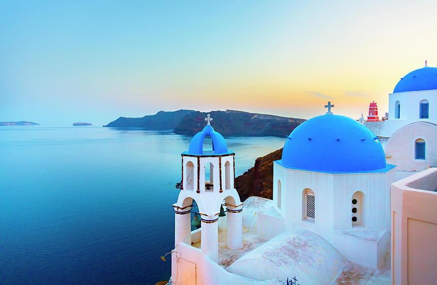 Church In Oia On Santorini Island Photograph by Spooh