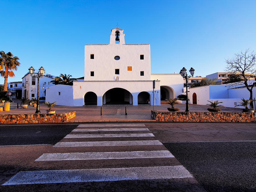 Church In Sant Josep Town On Ibiza Island Photograph By Karol Kozlowski ...