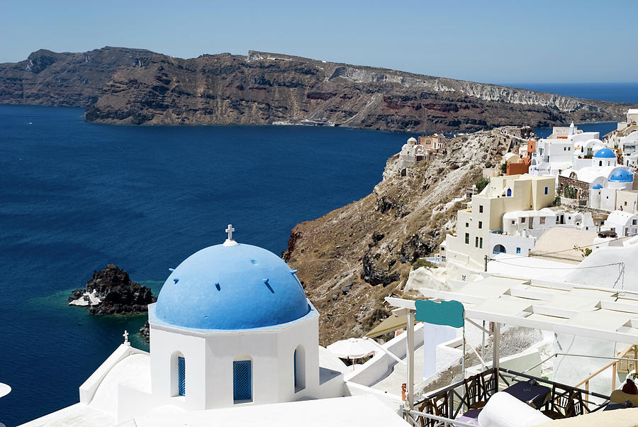 Church In Santorini, Greece Photograph by Flory Church In Santorini, Greece Photograph by Flory