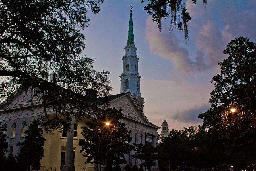 Church in Savannah Photograph by John McGraw