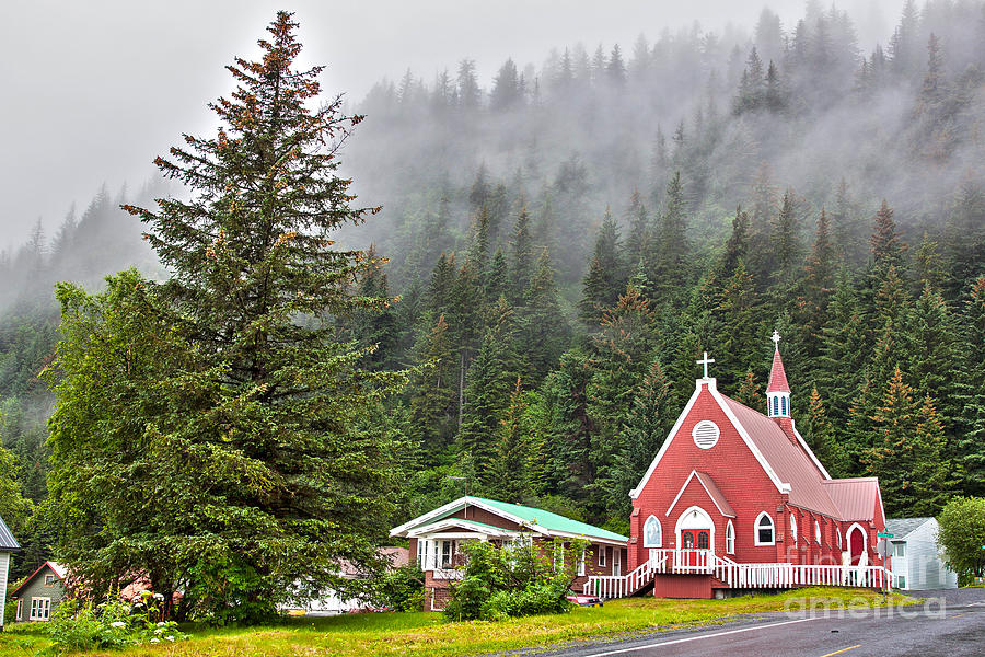 Church In Seward Alaska Photograph